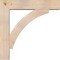 Ekena Millwork Thorton Block Smooth Bracket w/ Offset Brace, Douglas Fir, 7 1/2"W x 36"D x 36"H BKT0806X36X36THR05SDF - alternate 4